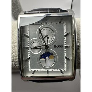 Hugo Boss Moon Phase HB.79.1.14.2359 Mens‎ Tank Watch 36MM 8.5" B70